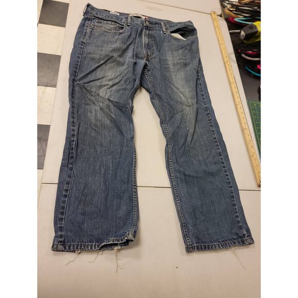 Levis 559 Relaxed Straight Jeans Mens 38x30 Blue Denim Classic Fit Pants - Picture 1 of 14